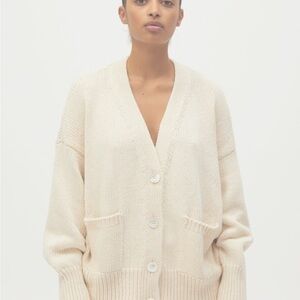 NWOT Babaa No 16 Cardigan Natural